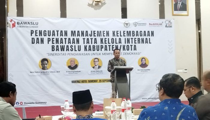 Sinergitas Pengawasan Jadi Nafas Baru Bawaslu Sumenep