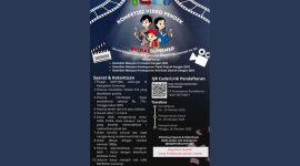BERKREATIF: Flyer kompetisi video pendek yang diadakan Bapenda Sumenep (Doc. Seputar Jatim) 