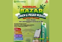 PAMFLET: BPRS Bhakti Sumekar Buka Bazar UMKM dan Pasar Murah (Doc. Seputar Jatim)