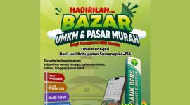 PAMFLET: BPRS Bhakti Sumekar Buka Bazar UMKM dan Pasar Murah (Doc. Seputar Jatim)