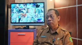 FOKUS: Kepala DKPP Sumenep, Chainur Rasyid, saat ditemui di ruangannya (SandiGT - Seputar Jatim) 