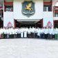 KOMPAK: Moment Foto usai menggelar upacara Hari Santri Nasional (HSN) 2025 di Halaman Pemkab Sumenep (Doc. Seputar Jatim)