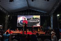 TEGAS: Kepala Brida Kabupaten Sumenep, Benny Irawan, saat memberikan sambutan pada acara ajang inovasi daerah (SandiGT - Seputar Jatim)