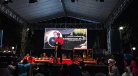 TEGAS: Kepala Brida Kabupaten Sumenep, Benny Irawan, saat memberikan sambutan pada acara ajang inovasi daerah (SandiGT - Seputar Jatim)