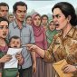 ILUSTRASI: Ketua Kelompok saat mengancam penerima PKH lantaran dilaporkan ke pendamping PKH (Doc. Seputar Jatim)