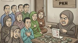 lLUSTRASI: Penerima bantuan diancam dicoret dari daftar PKH oleh ketua kelompok (Doc. Seputar Jatim)