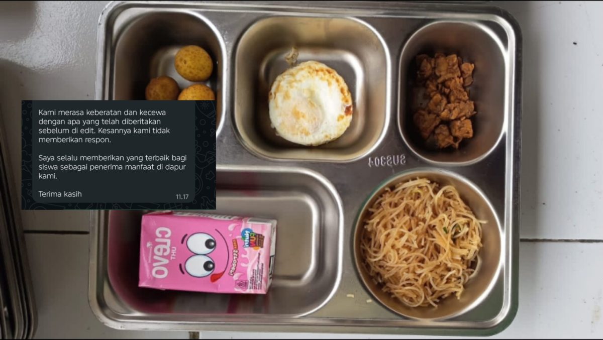 MAKANAN: Guru Komplain Menu MBG dari SPPG Al Azhar Prenduan (Doc. Seputar Jatim)