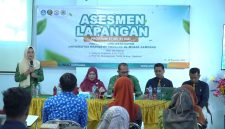 FOKUS: Jajaran Dosen Universitas Nazhatut Thullab (UNT) Sampang, Madura, Jawa Timur, saat menjalani Assessment Lapangan dari LAM-PTKes (Doc. Seputar Jatim)