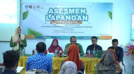 FOKUS: Jajaran Dosen Universitas Nazhatut Thullab (UNT) Sampang, Madura, Jawa Timur, saat menjalani Assessment Lapangan dari LAM-PTKes (Doc. Seputar Jatim)