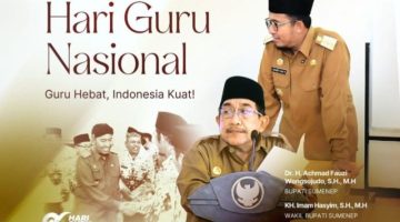 FLAYER: Pemkab Sumenep dalam memperingati Hari Guru Nasional (Doc. Seputar Jatim)