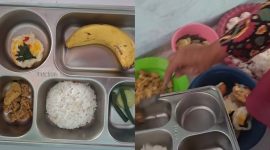 MAKANAN: Menu MBG yang ditolak Siswa MTsN Saronggi (Foto Istimewa)