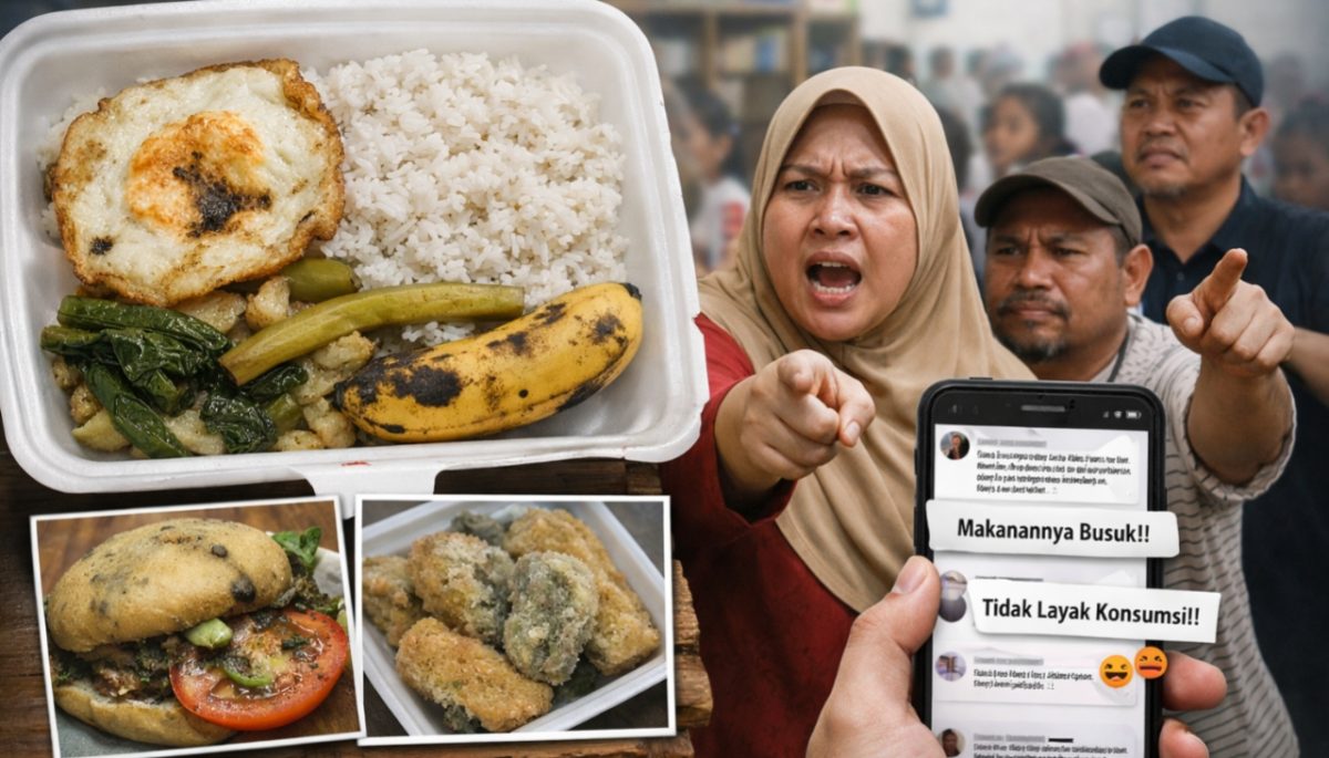 ILUSTRASI: Wali murid mengkritik menu MBG yang disajikan SPPG Saronggi di media sosial (Doc. Seputar Jatim)