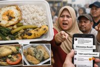 ILUSTRASI: Wali murid mengkritik menu MBG yang disajikan SPPG Saronggi di media sosial (Doc. Seputar Jatim)