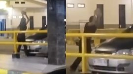 MARAH: Wanita mengamuk dan merusak mobil suami yang selingkuh di Pelabuhan Kalianget Sumenep (SC: Video Viral)