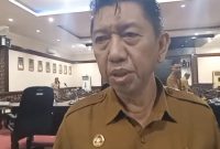 WAWANCARA: Penjabat Sekretaris Daerah (Pj Sekda) Sumenep, Syahwan Efendi, saat membeberkan tentang sisa anggaran APBD (Doc. Seputar Jatim)