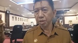 WAWANCARA: Penjabat Sekretaris Daerah (Pj Sekda) Sumenep, Syahwan Efendi, saat membeberkan tentang sisa anggaran APBD (Doc. Seputar Jatim)