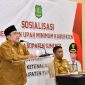 TEGAS: Wakil Bupati Sumenep, Imam Hasyim, saat memberikan sambutan di acara sosialisasi UMK (Doc. Seputar Jatim)