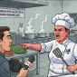 ILUSTRASI: Kepala Dapur SPPG Guluk-Guluk arogan saat ditanya pers (Doc. Seputar Jatim)
