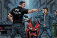 ILUSTRASI: Pemerasan Debt Collector di Sumenep kepada pemotor yang kedaraanya macet (Doc. Seputar Jatim)