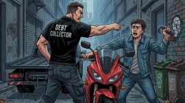 ILUSTRASI: Pemerasan Debt Collector di Sumenep kepada pemotor yang kedaraanya macet (Doc. Seputar Jatim)