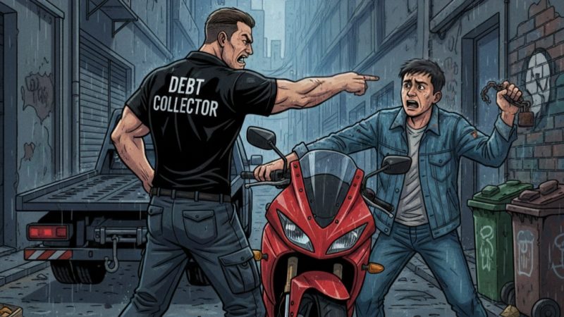 ILUSTRASI: Pemerasan Debt Collector di Sumenep kepada pemotor yang kedaraanya macet (Doc. Seputar Jatim)