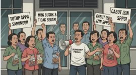 ILUSTRASI: Aktivis Sumenep mendesak BGN untuk menutup SPPG Saronggi (Doc. Seputar Jatim)