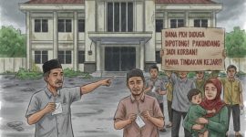 ILUSTRASI: Laporan warga Pakondang terkait pemotongan dana PKH mengendap di Kejari Sumenep