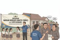 ILUSTRASI: SPPG Rubaru menyebut status sertifikat MBG “dalam proses” hingga menuai sorotan dan memicu keraguan publik (Doc. Seputar Jatim)