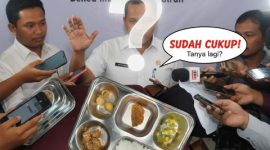 ILUSTRASI: Kepala SPPG Legung Barat bungkam saat dimintai klarifikasi terkait minimnya kualitas MBG (Doc. Seputar Jatim)