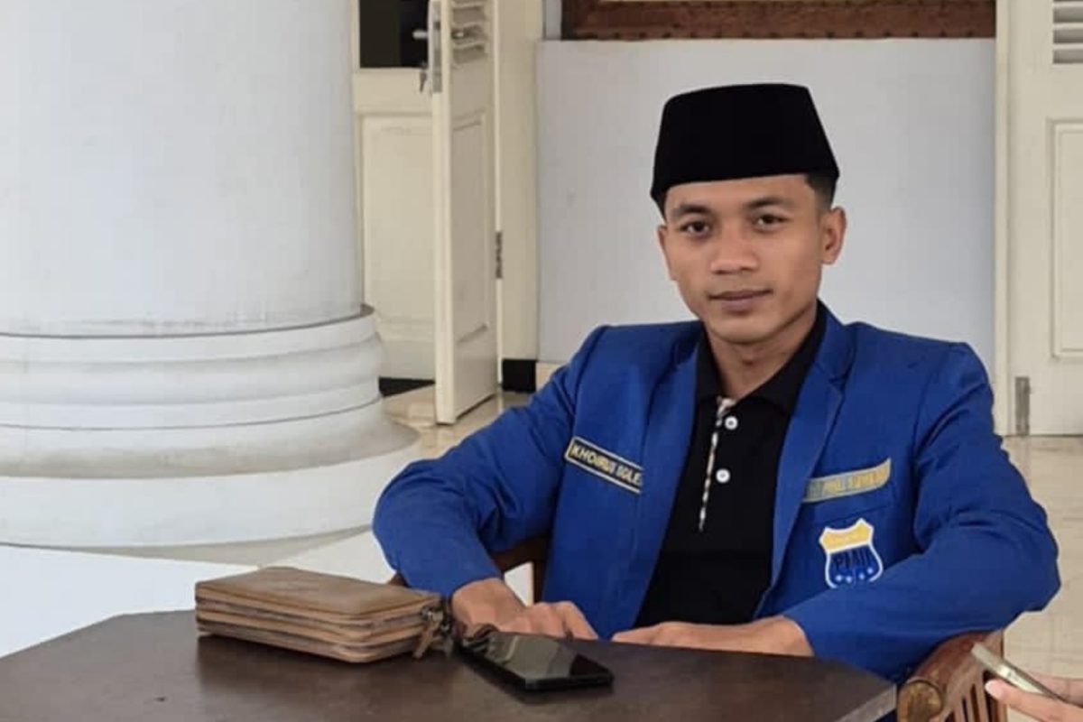 GAGAH: Tokoh Pemuda Desa Meddelan sekaligus Aktivis PMII Sumenep, Khoirus Soleh (Doc. Seputar Jatim)