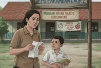 ILUSTRASI: Wali murid takut melapor saat anaknya alami diare usai menyantap MBG di sekolah (Doc. Seputar Jatim)