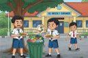 ILUSTRASI: Beberapa siswa membuang menu MBG karena tidak enak (Doc. Seputar Jatim)