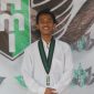 BERKALUNG: Aktivis Himpunan Mahasiswa Islam (HMI) Universitas Bahauddin Mudhary (UNIBA) Madura, Moh. Marwan (Doc. Seputar Jatim)