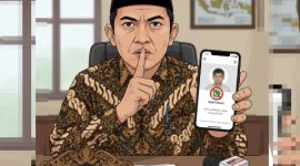 ILUSTRASI: Kades Meddelan bungkam dan memblokir WhatsApp wartawan, saat disorot soal korupsi dana BUMDes (Doc. Seputar Jatim)
