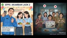 ILUSTRASI: SPPG Pakamban Laok 2 mengabaikan tanggung jawab dan sibuk pencitraan ditengah keluhan kualitas MBG (Doc. Seputar Jatim)