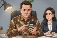 ILUSTRASI: Kepala SPPG Pakamban Laok 2 menghapus pesan WhatsApp klarifikasi (Doc. Seputar Jatim)
