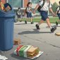 ILUSTRASI: Menu MBG berupa roti dibuang siswa di sekolah (Doc. Seputar Jatim)