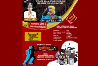 FLAYER: HUT ke 3 KanalNews.id adakan JJS Bersama Bupati Sumenep (Doc. Seputar Jatim)