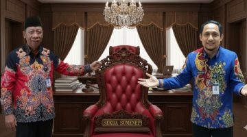 DUEL: Dua kandidat Sekda Sumenep, yakni Kepala DKPP, Chainur Rasyid (kiri) dan Kepala DPMD, Agus Dwi Saputra (kanan) (Doc. Seputar Jatim)