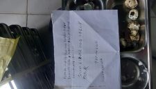 MAKANAN: Menu MBG tuai protes melalui pesan tertulis dari siswa (Doc. Seputar Jatim)