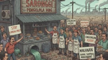 ILUSTRASI: Warga di sekitar dapur SPPG Saronggi, merasa resah (Doc. Seputar Jatim)