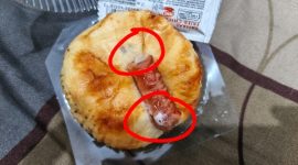 MAKANAN: Roti berjamur yang dibagikan SPPG Pakamban Laok 2 (Doc. Seputar Jatim)