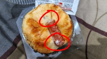 MAKANAN: Roti berjamur yang dibagikan SPPG Pakamban Laok 2 (Doc. Seputar Jatim)