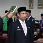 DILANTIK: Agus Dwi Saputra, saat diambil sumpah jabatan menjadi Sekda Sumenep (Instgaram @prokopim_sumenep)