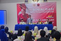 FORUM: Sosialisasi Empat Pilar Kebangsaan yang digelar Ketua DPD PDI Perjuangan Jawa Timur, Said Abdullah, di Ballroom Hotel De Baghraf (Doc. Seputar Jatim)