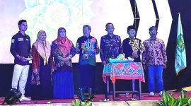 MEGAH: UPI Sumenep saat menggelar malam resepsi Dies Natalis ke-41 (Doc. Seputar Jatim)