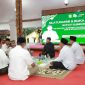 BERKUMPUL: Bupati Sumenep, Achmad Fauzi Wongsojudo, saat memberikan sambutan pada acara silaturahmi dan buka puasa bersama pelaksana serta pihak sponsorship Sumenep Calendar of Event 2026 di Pendopo Agung Keraton Sumenep (Foto Istimewa)