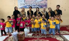 Ramadan Berbagi, Duta Wicara Jatim Santuni Anak Yatim dan Lansia Terlantar di Malang