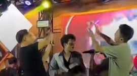 JOGET: Pemilik SPPG di Pamekasn hamburkan uang saat konser Valen (SC. TikTok)