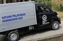 BERJALAN: Mobil SPPG Pakamban Laok 2 usai mendistribusikan MBG ke sekolah waktu lalu (Doc. Seputar Jatim)